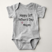 Happy 1st Fathers Day Shirt (Voorkant)