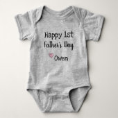 Happy 1st Fathers Day Shirt (Voorkant)