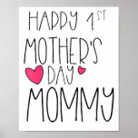 Happy 1st Moeder_s Dag Nieuw Moeder Eerste Moeder_ Poster<br><div class="desc">Happy 1st Moeder_s Dag Nieuwe Moeder-Eerste Dag 2020 T-Shirt</div>