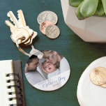 Happy 1st Moederdag 2023 Baby Boy Foto Sleutelhanger<br><div class="desc">Een foto-sleutelhanger voor de eerste moederdag van de nieuwe moeder is een heerlijke hoer en een tijdloze schat voor dagelijks gebruik. De sjabloon is opstelling voor u om uw eigen foto toe te voegen en u kunt alle tekst ook uitgeven als u wenst. De steekproeftekst leest "gelukkige 1st moederdag 20xx"in...</div>