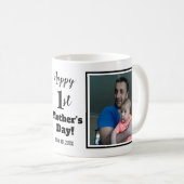 Happy 1st Moederdag 2 Photo Collage Koffiemok (Voorkant rechts)