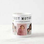 Happy 1st Moederdag als Grandma 5 Photo Collage Koffiemok (Center)