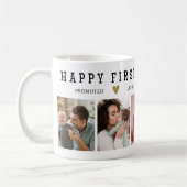 Happy 1st Moederdag als Grandma 5 Photo Collage Koffiemok (Links)