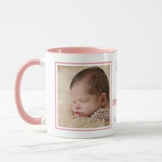 Happy 1st Moederdag Grandma 2 Photo Collage Cof Mok (Links)