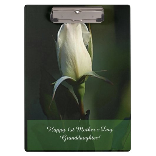 Happy 1st Moederdag kleindochter Klembord (Voorkant)