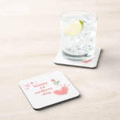 Happy 1st Moederdag op een Bier Onderzetter (Rechterzijde)