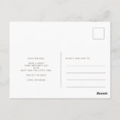 Happy 1st Moederdag van moeder in wet Briefkaart (Achterkant)