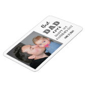 Happy 1st Vaderdag 2022 Best Dad Ever Photo Magneet (Linkerzijde)