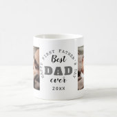 Happy 1st Vaderdag 2022 Foto Best Pap Ever Koffiemok (Center)