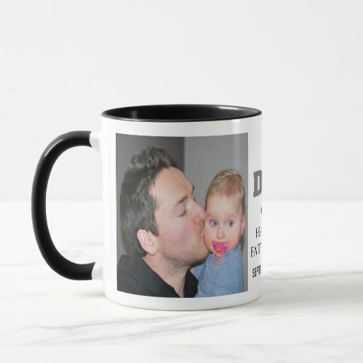 Happy 1st Vaderdag 20XX Best Pap Ever Photo Mok (Links)