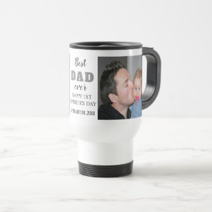 Happy 1st Vaderdag 20XX Best Pap Ever Photo Reisbeker