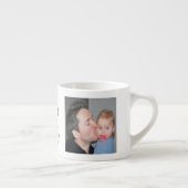 Happy 1st Vaderdag 20XX Beste vader ooit Espresso Kop (Rechts)