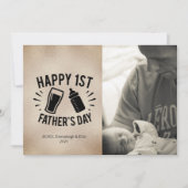 Happy 1st Vaderdag Foto (Voorkant)