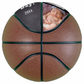 Happy 1st Vaderdag New Dad 3 Photo Collage Basketbal (Rechts)