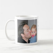 Happy 1st Vaderdag New Pap Foto Koffiemok (Links)