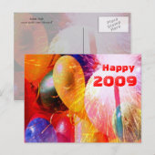 Happy 2009-Briefkaart Briefkaart (Voorkant / Achterkant)