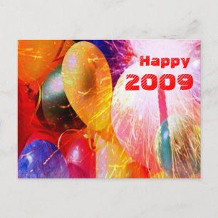 Happy 2009-Briefkaart Briefkaart