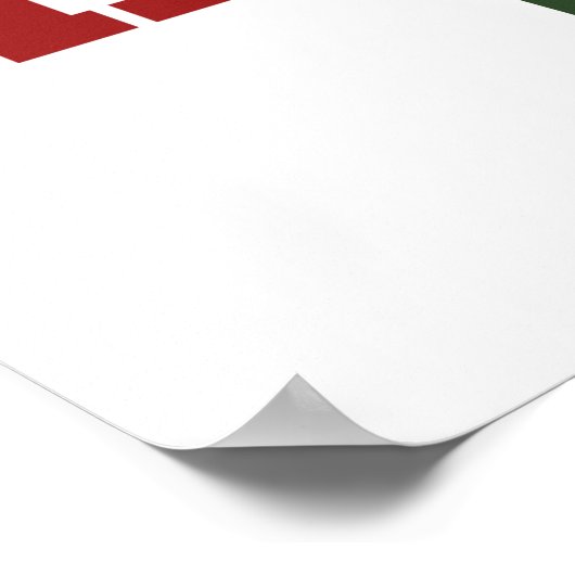 Happy 2010th Birthday Jesus Poster (Hoek)