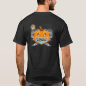 : Happy 2020 Halloween Fire Eyed Pumpkin T-shirt (Achterkant)