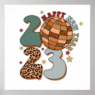 Happy 2023 | Nieuw jaar 2023 | Gelukkig nieuwjaar Poster