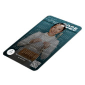 Happy 2023 Typography Calendar Nieuwjaarsfoto Magneet (Linkerzijde)