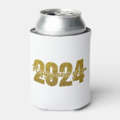 Happy 2024 T-shirt Blikjeskoeler (Blikje Voorkant)