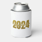 Happy 2024 T-shirt Blikjeskoeler (Blikje Achterkant)
