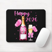 Happy 2026 Cheers To A New Year 2026 Champagne Coq Muismat (Met muis)