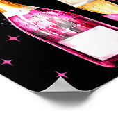 Happy 2026 Cheers To A New Year 2026 Champagne Coq Poster (Hoek)