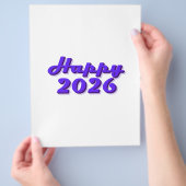 Happy 2026 flyer (Hand)