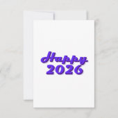 Happy 2026 kaart (Voorkant)