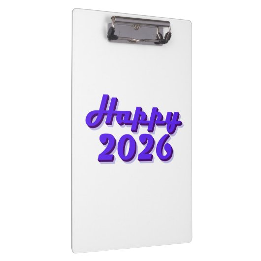 Happy 2026 klembord (Rechts)