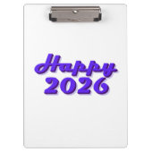 Happy 2026 klembord (Voorkant)
