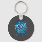 Happy 2026 New Year's Eve Celebration Design  Sleutelhanger (Voorkant)