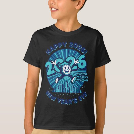 Happy 2026 New Year's Eve Celebration Design  T-shirt (Voorkant)