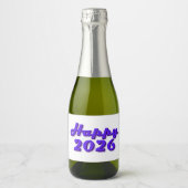 Happy 2026 sparkling wijnetiket (Voorkant)