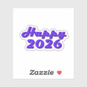 Happy 2026 sticker (Vel)