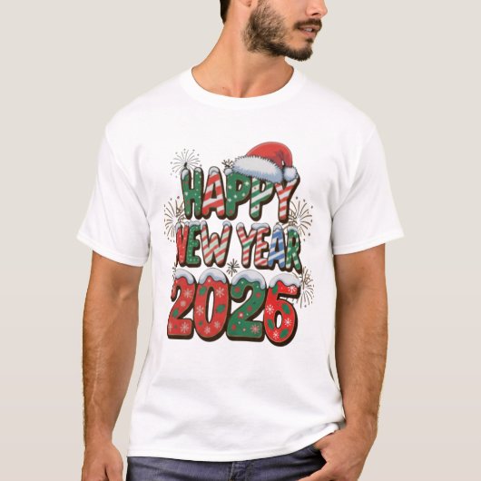 Happy 2026 t-shirt (Voorkant)