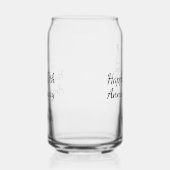 Happy 20th anniversary champagne bottle glass name blikvorm glas (Links)