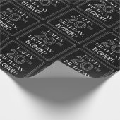 HAPPY 20TH BIRTHDAY; Art Deco Style met aangepaste Cadeaupapier (Hoek)