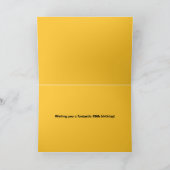 Happy 20th Birthday Big 20 Afbeelding Lijst Feestdagen Kaart (Binnen)