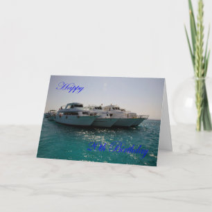 Happy 20th Birthday Dive boats Kaart