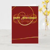 Happy 20th Jubileum Gevouwen Wenskaart Kaart (Gele Bloem)