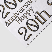 Happy 20th Jubileum Tissuepapier (Detail)