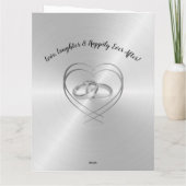 Happy 20th Wedding Jubileum Kaart voor vrouw (Achterkant)