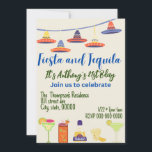 Happy 21st Birthday - Aanpasbare Uitnodiging<br><div class="desc">Happy Birthday editable uitnodiging. Het thema is fiesta en tequila,  perfect voor 21 dagen. Mooi kleurrijk ontwerp. Bewerken: naam,  leeftijd,  locatie,  tijdstip en datum,  RSVP-informatie. Uitnodiging tot het indienen van vrouwen of mannen.</div>