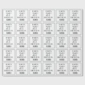 HAPPY 21ST BIRTHDAY; Art Deco Style; aangepaste na Cadeaupapier (Vlak)