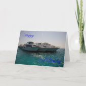 Happy 21st Birthday Dive boats Kaart (Voorkant)
