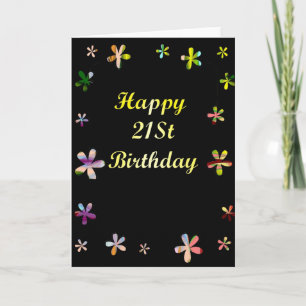 Happy 21St Birthday Kaart