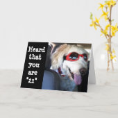 HAPPY **21st BIRTHDAY**TIJD OP CELEBRAAT!!!! Kaart (Gele Bloem)